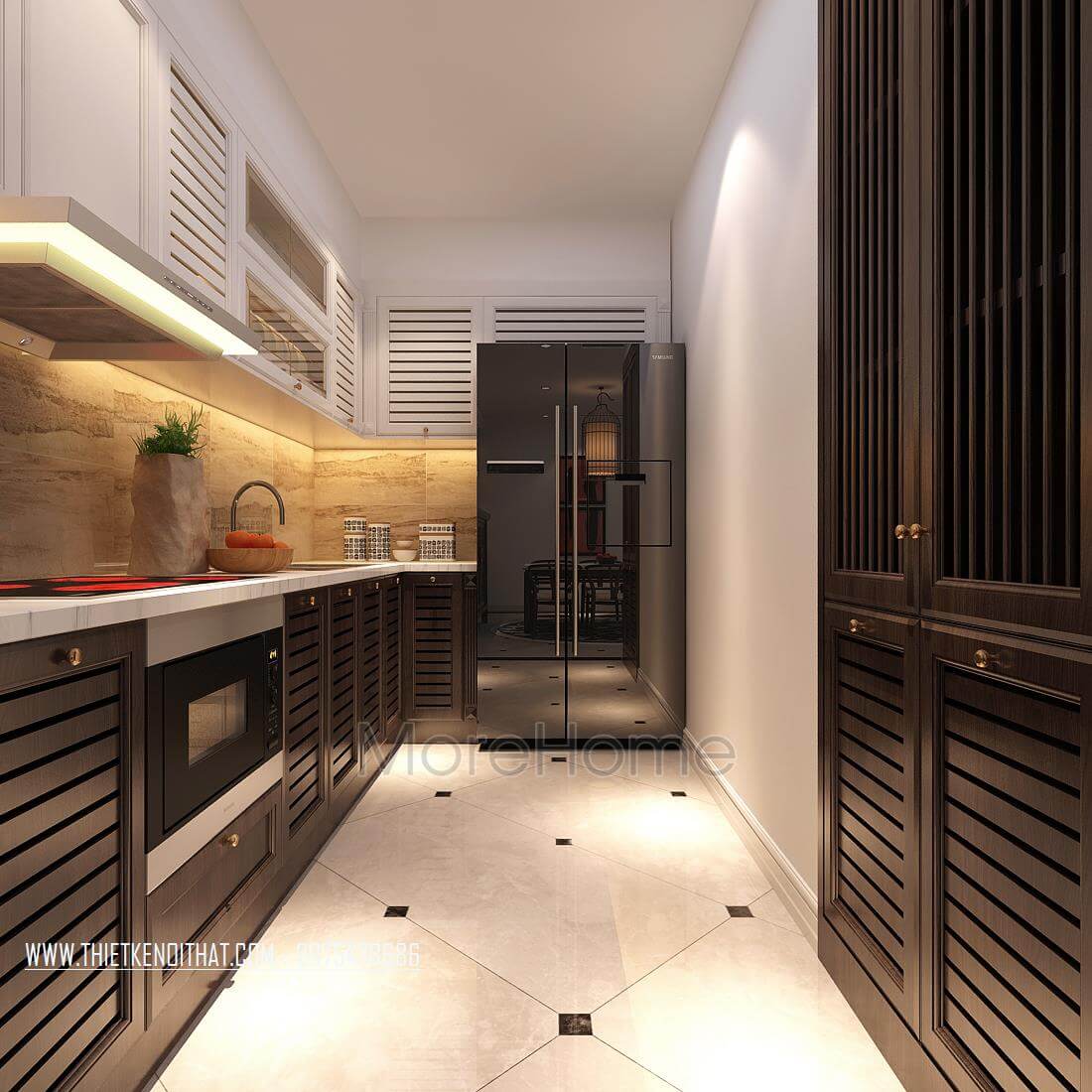 Thiết kế nội thất chung cư Thăng Long Number On